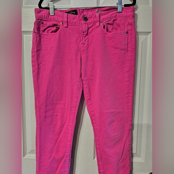 J Crew Toothpick Sz 30 Women's Pink Ankle Jeans - Picture 3 of 10
